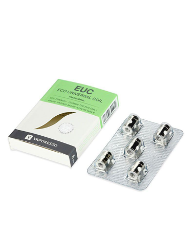TecoVape RÉSISTANCES EUC - MESH / CERAMIC / CLAPTON - VAPORESSO | PACK X5