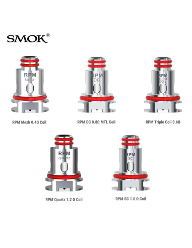 TecoVape RÉSISTANCES RPM - SMOK | PACK X5
