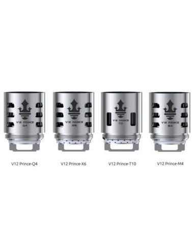 TecoVape RÉSISTANCES TFV12 PRINCE - SMOK | PACK X 3