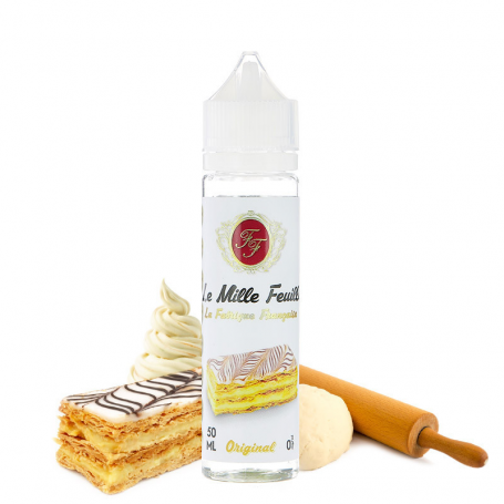 TecoVape E-LIQUIDE LE MILLE FEUILLE - SHORTFILL FORMAT - LA FABRIQUE FRANÇAISE | 50ML