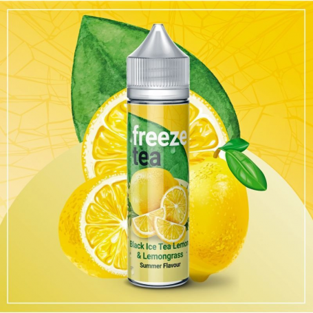 TecoVape E-LIQUIDE BLACK ICE TEA LEMON & LEMONGRASS - SHORTFILL FORMAT - FREEZETEA BY MADE IN VAPE | 50ML