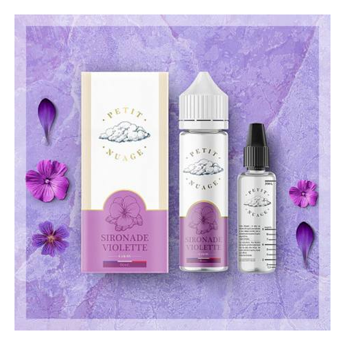TecoVape E-LIQUIDE SIRONADE VIOLETTE - SHORTFILL FORMAT - PETIT NUAGE | 60ML