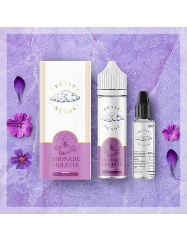 TecoVape E-LIQUIDE SIRONADE VIOLETTE - SHORTFILL FORMAT - PETIT NUAGE | 60ML