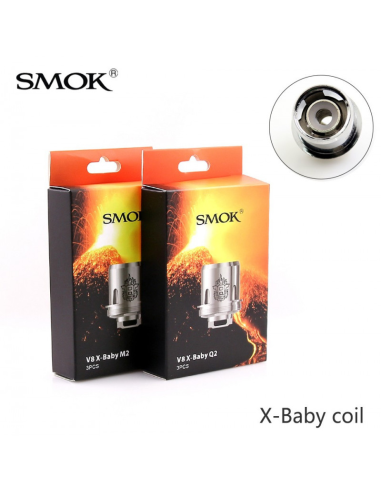 TecoVape RÉSISTANCES TFV8 X-BABY - SMOK | PACK X3
