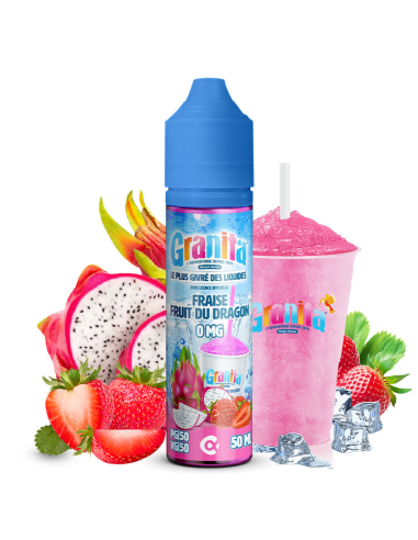 TecoVape E-LIQUIDE FRAISE FRUIT DU DRAGON - GRANITA BY ALFA | 50 ML \"SHORTFILL 60 ML\"
