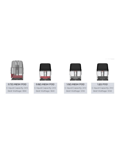 TecoVape CARTOUCHES XROS - VAPORESSO | PACK X4