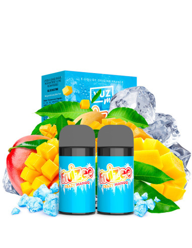 TecoVape CARTOUCHES YUZ ME - CRAZY MANGO - YUZ BY ELIQUID FRANCE | PACK X2