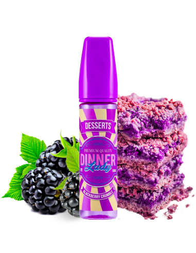 TecoVape E-LIQUIDE BLACKBERRY CRUMBLE - SHORTFILL FORMAT - DINNER LADY | 50ML