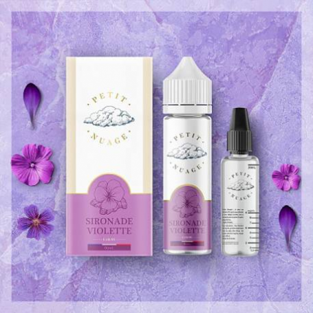 TecoVape E-LIQUIDE SIRONADE VIOLETTE - SHORTFILL FORMAT - PETIT NUAGE | 60ML