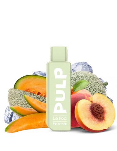 TecoVape CARTOUCHE PÊCHE MELON GLACÉ - LE POD FLIP BY PULP