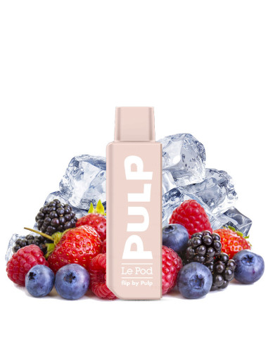 TecoVape CARTOUCHE FRUITS ROUGES GLACÉS - LE POD FLIP BY PULP