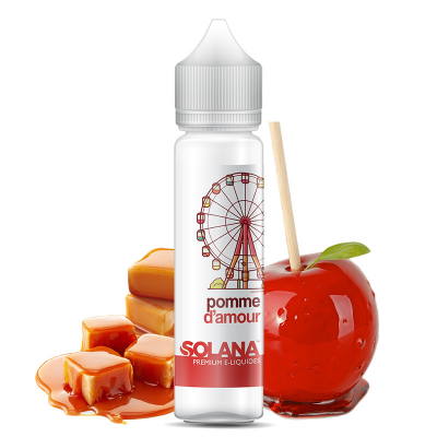 TecoVape E-LIQUIDE POMME D\'AMOUR - SOLANA | 50ML \"SHORTFILL 60ML\"