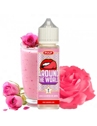 TecoVape LASSI À LA ROSE DE JAIPUR - AROUND THE WORLD BY PULP | 50 ML EN 75 ML