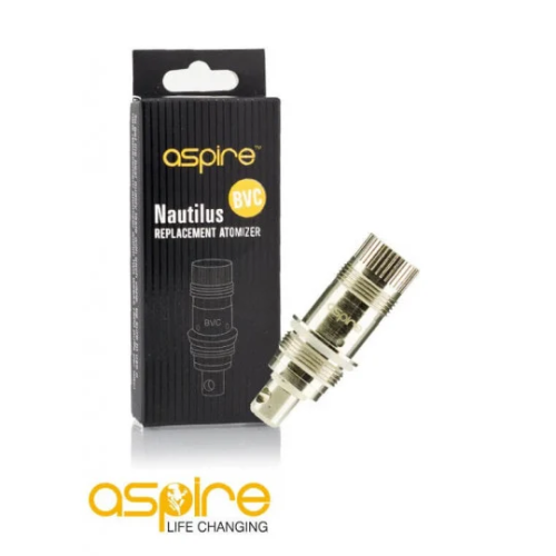 TecoVape RÉSISTANCES BVC NAUTILUS : ASPIRE | PACK X5