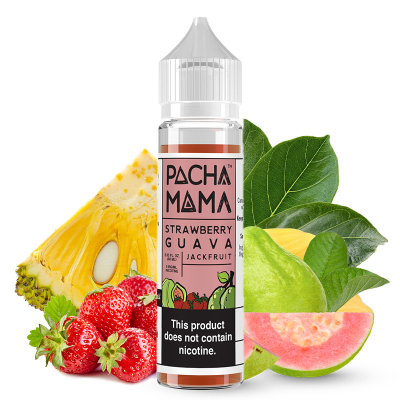 TecoVape E-LIQUIDE STRAWBERRY GUAVA JACKFRUIT - PACHAMAMA - SHORTFILL FORMAT - CHARLIE\'S CHALK DUST | 50ML