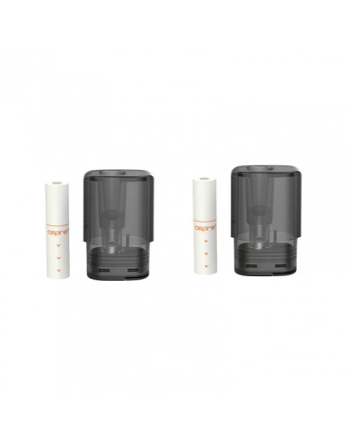 Cartouches Vilter Aspire x2 - Recharges Pods MTL 2ml