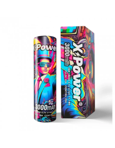 ACCU 18650 - 4000MAH - X POWER | VAPE PUISSANTE
