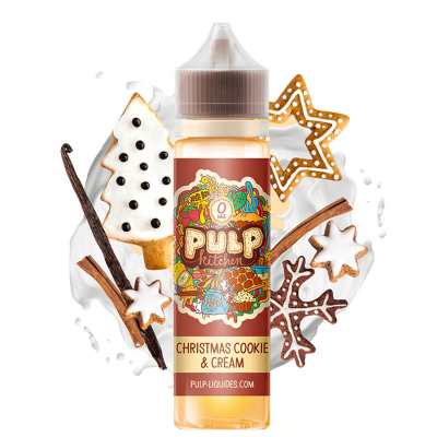 TecoVape E-LIQUIDE CHRISTMAS COOKIE & CREAM - SHORTFILL FORMAT - PULP KITCHEN BY PULP | 50ML