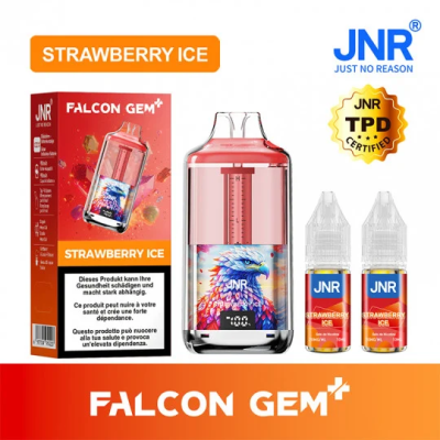 KIT FALCON GEM+ 30K – STRAWBERRY ICE – JNR | TecoVape