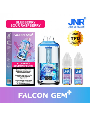 KIT FALCON GEM+ 30K – BLAUBEERE SAURE HIMBEERE – JNR | TecoVape