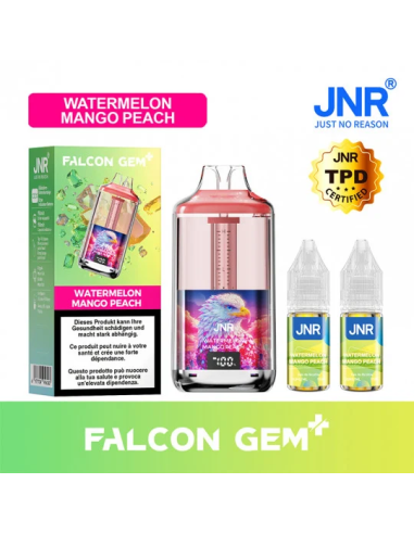 KIT FALCON GEM+ 30K – WATERMELON MANGO PEACH – JNR | TecoVape