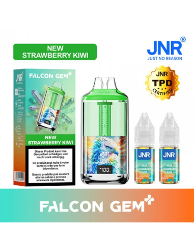 KIT FALCON GEM+ 30K – NEUE ERDBEERE KIWI – JNR | TecoVape