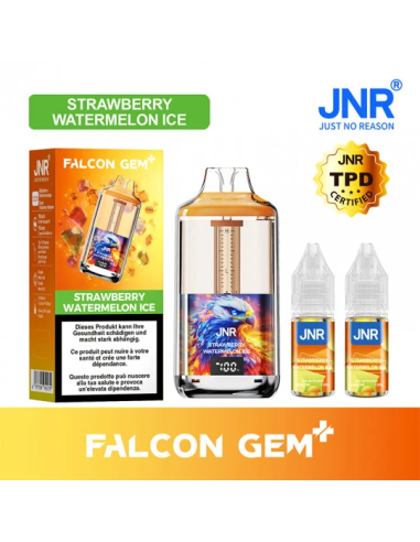 KIT FALCON GEM+ 30K – ERDBEERE WASSERMELONE EIS – JNR | TecoVape