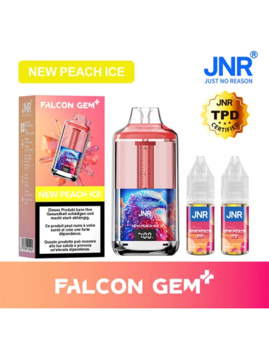 KIT FALCON GEM+ 30K – NEUER PFIRSICH EIS – JNR | TecoVape