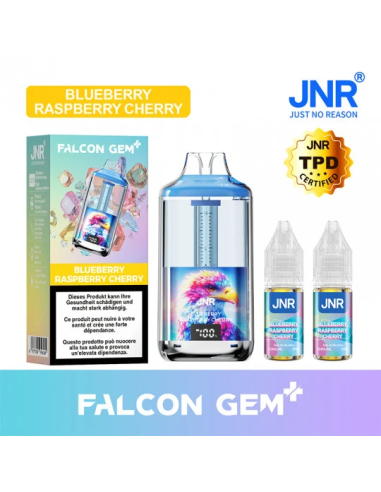 KIT FALCON GEM+ 30K – BLUEBERRY RASPBERRY CHERRY – JNR | TecoVape