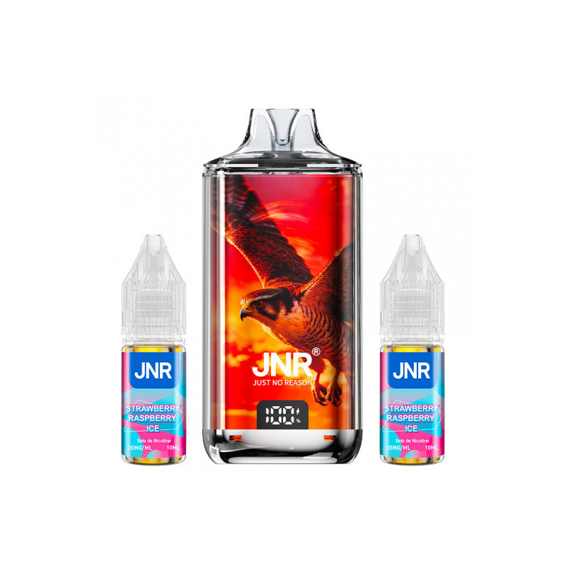 KIT FALCON NEXUS 55K – STRAWBERRY RASPBERRY ICE – JNR | TecoVape