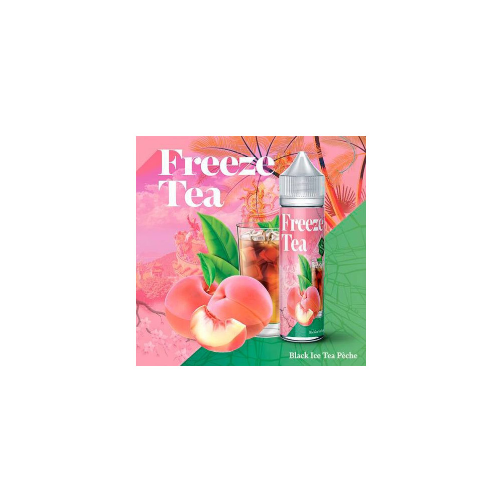TecoVape - Black Ice Tea Pêche - Freeze Tea