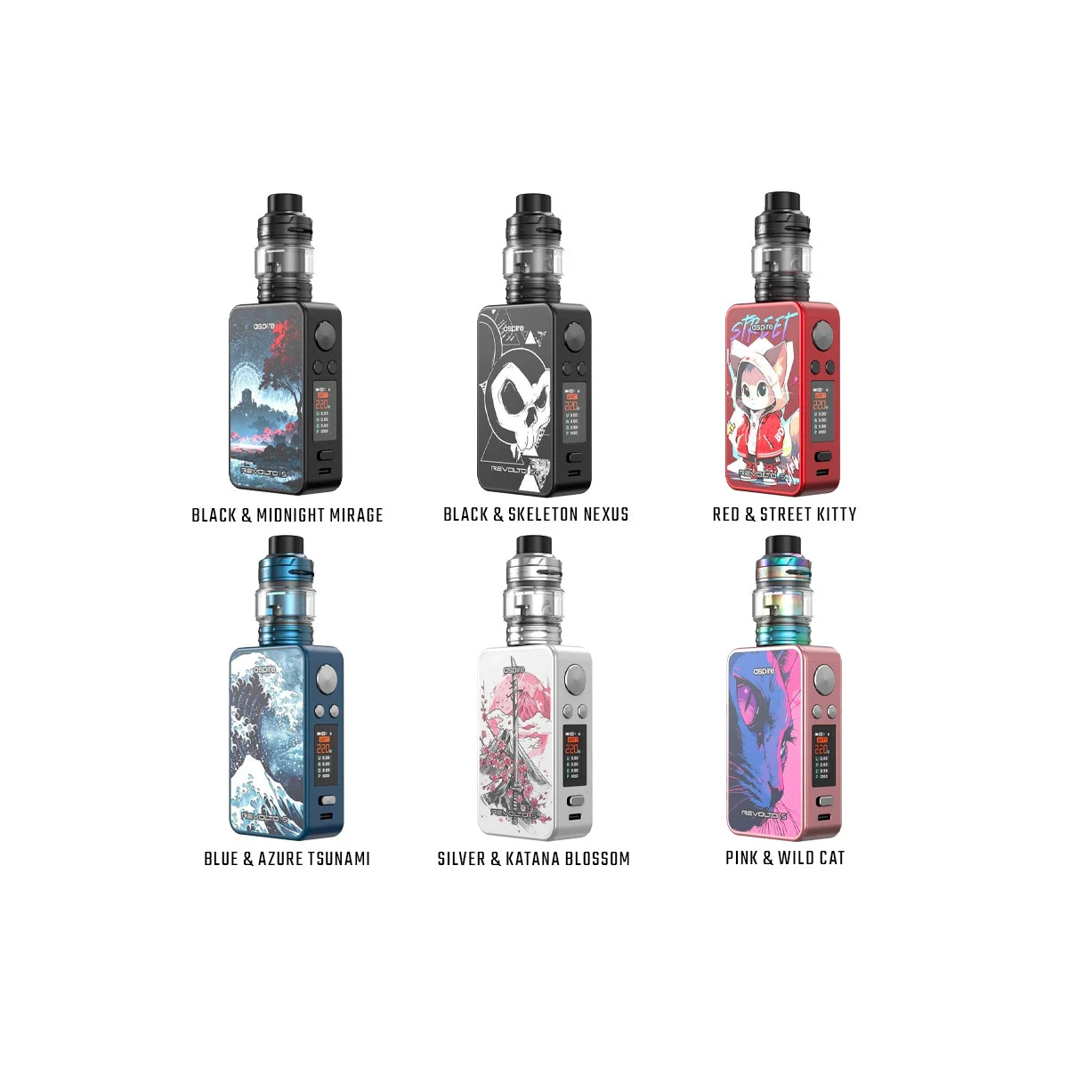 KIT REVOLTO S SPECIAL EDITION ASPIRE 220W | TecoVape