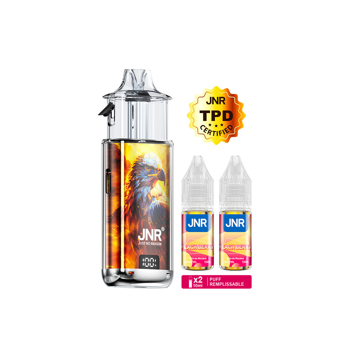 Falcon Infinity 55K Peach Berry JNR | TecoVape
