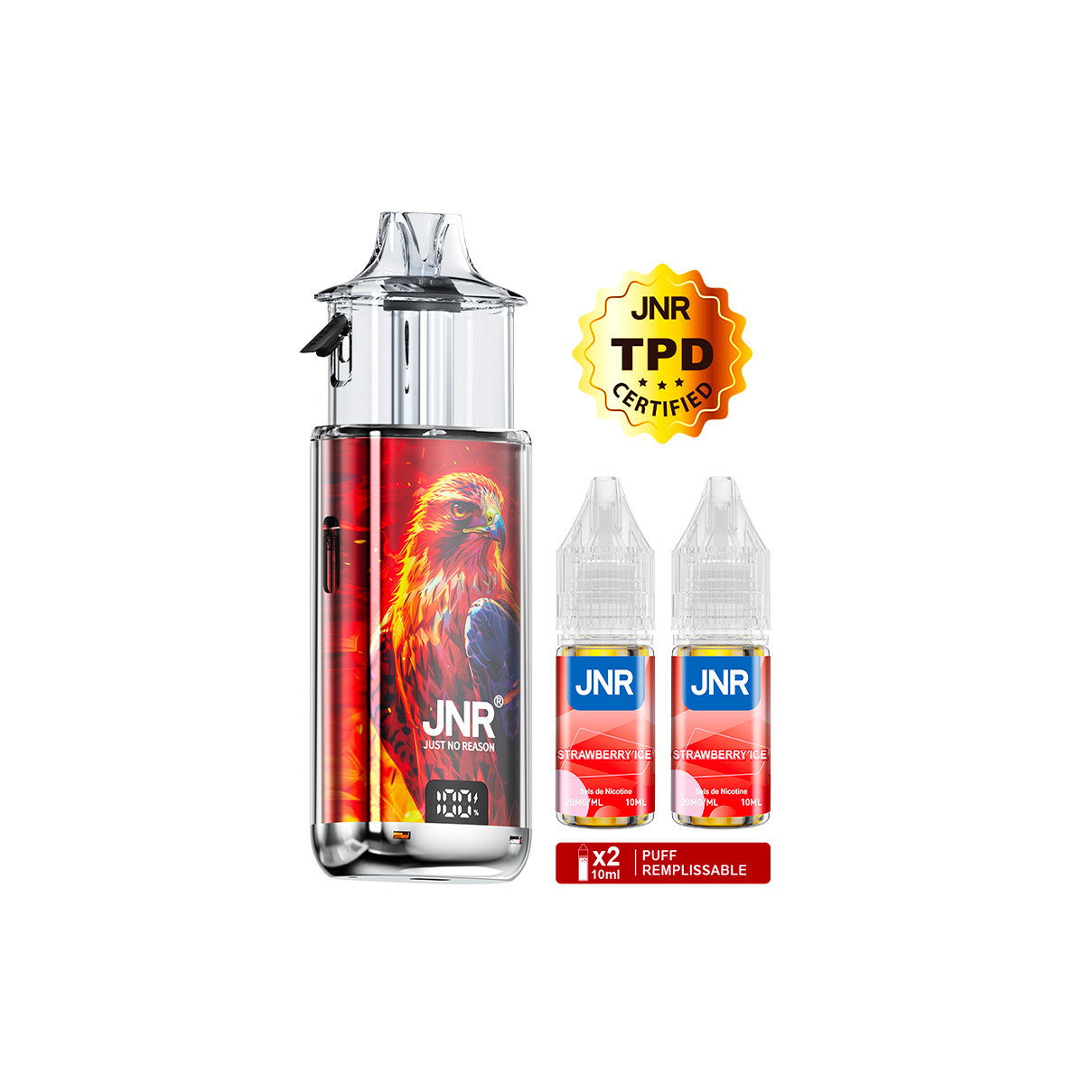 Falcon Infinity 55K Strawberry Ice JNR | TecoVape