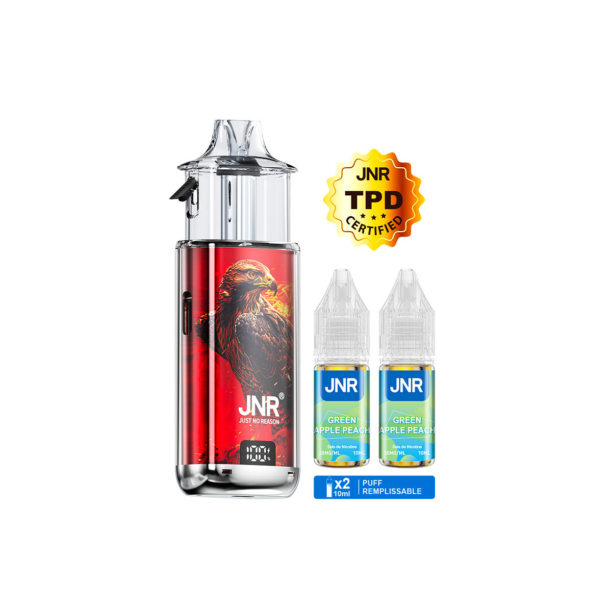 Falcon Infinity 55K Green Apple Peach JNR | TecoVape