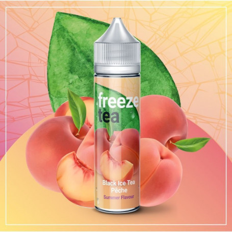 TecoVape E-LIQUIDE BLACK ICE TEA PÊCHE - SHORTFILL FORMAT - FREEZETEA BY MADE IN VAPE | 50ML