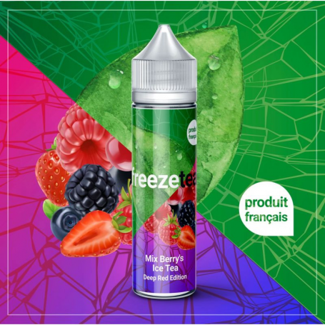 TecoVape E-LIQUID MIX BERRY\'S ICE TEA - SHORTFILL FORMAT - FREEZETEA BY MADE IN VAPE | 50ML