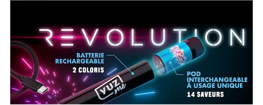 Batterie Yuz Me - La puff rechargeable écologique