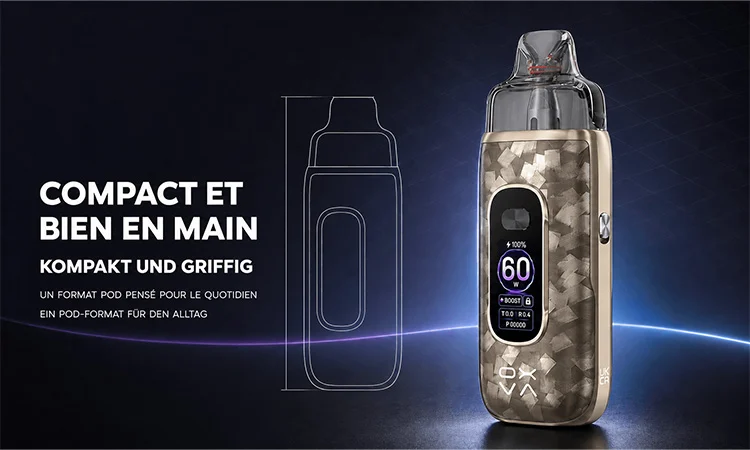 Design compact du Kit Pod VPrime 2 OXVA
