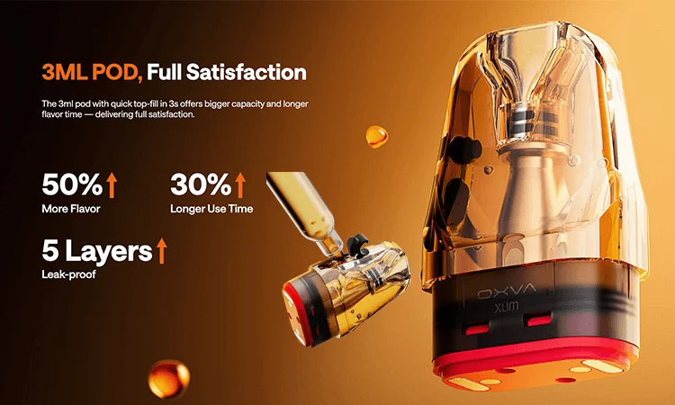Pod Kit OXVA Xlim Pro 3 Top Fill 3ml Kartusche