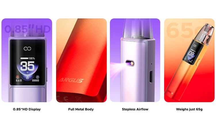 Design des Argus G4 Voopoo